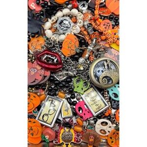 Halloween Jewelry Lot Spooky Vintage Jewelry Lot Reseller Jewelry Broken Jewelry